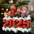 Custom Christmas Decor Home Birthday Gifts For Cat Lovers • All Of Us And Cats - Personalized 3D Effect Acrylic Ornament