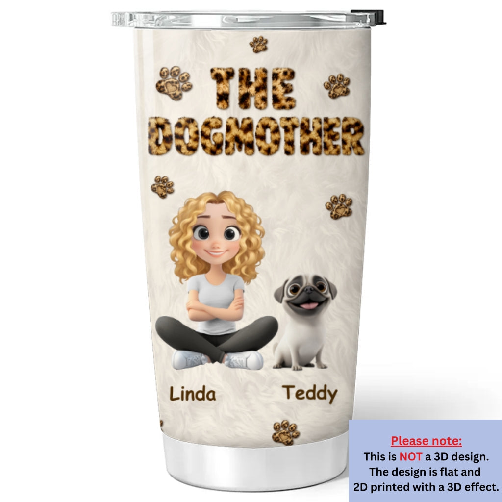 Custom Christmas Birthday Gifts For Dog Mom, Dog Lovers • Like You Better - Personalized 3D Effect Tumbler