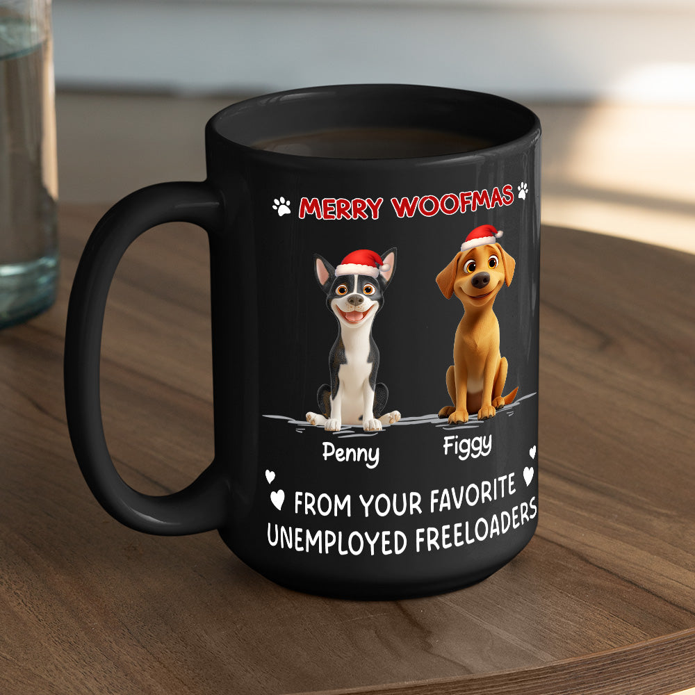 Custom Christmas Birthday Gifts For Dog Lovers • Your Lovely Son - Personalized Coffee Mug