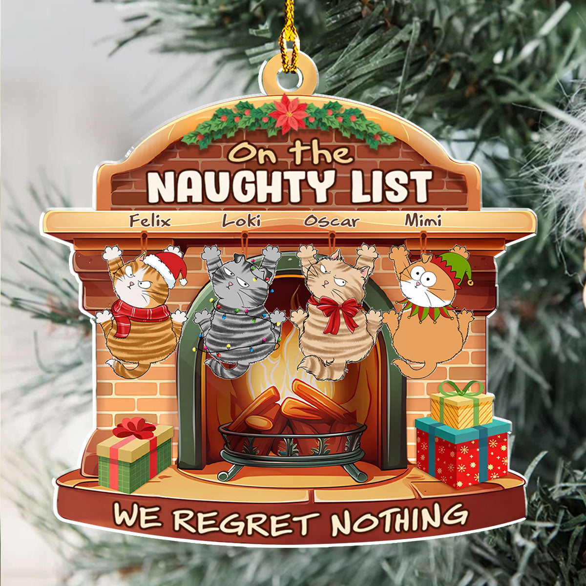 Dear Santa - Personalized Acrylic Ornament