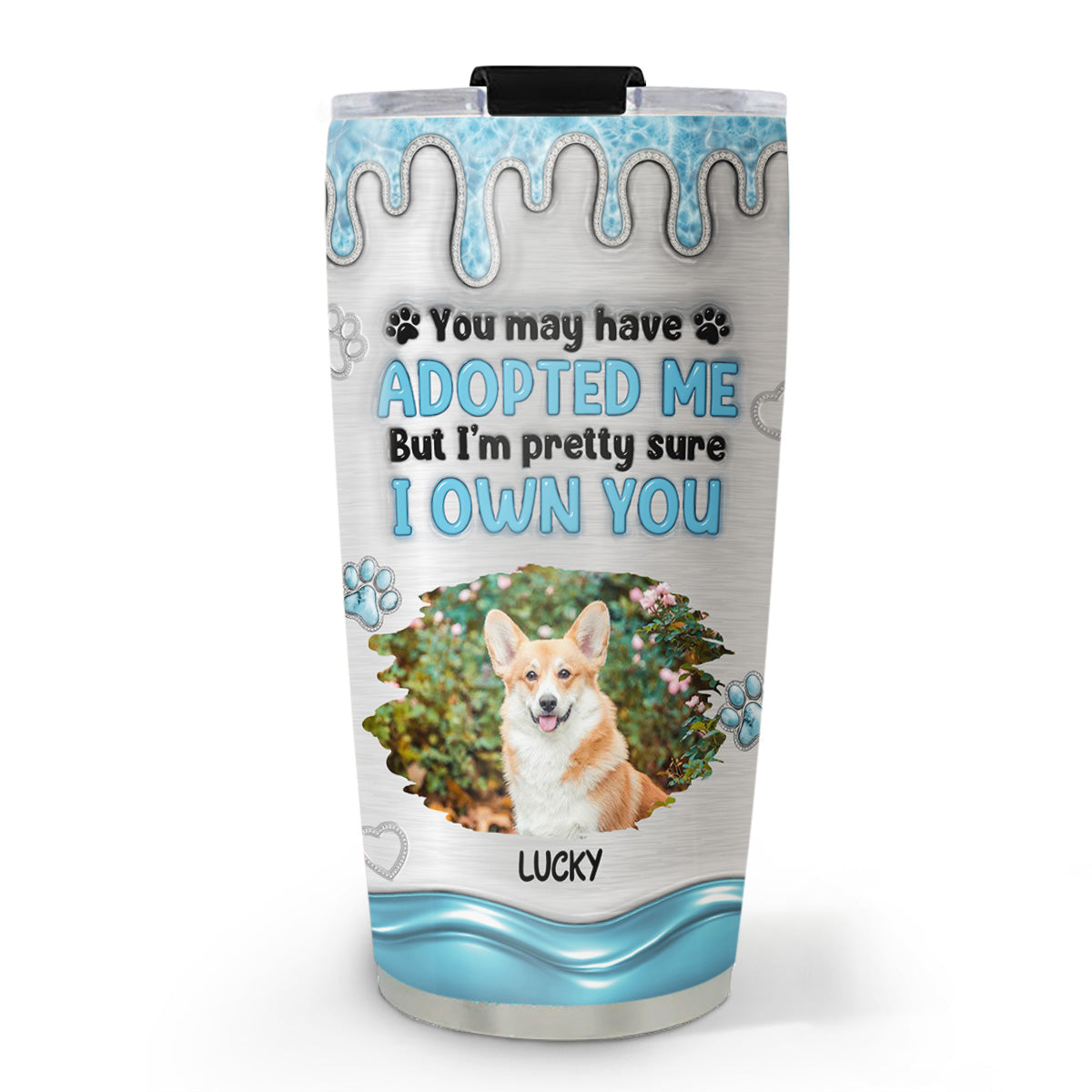 Absolutely I Own You Photo - Personalized 3D Effect Tumbler