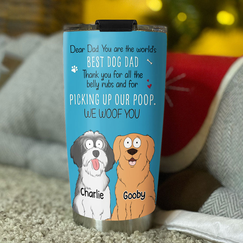 Custom Mother's day Birthday Gifts For Pet Mom, Pet Lovers • All The Belly Rubs - Personalized Tumbler