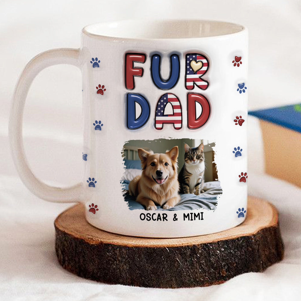 Custom Photo Christmas Birthday Gifts For Pet Lovers • My Lovely Pet Photo - Personalized 3D Inflated Effect Mug
