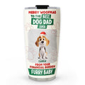 Custom Christmas Birthday Gifts For Dog Lovers • From My Dog - Personalized Tumbler
