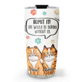 Custom Mother's day Birthday Gifts For Pet Mom, Pet Lovers • Admit It Cute Cat - Personalized 3D Inflated Effect Tumbler