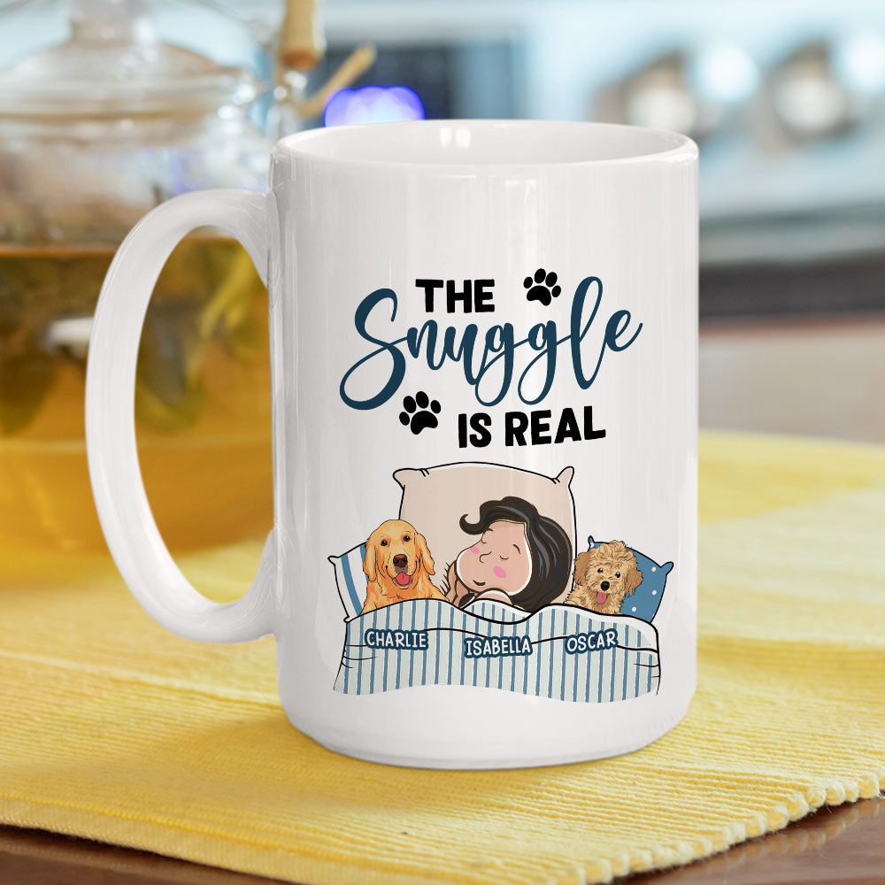 Custom Christmas Birthday Gifts For Dog Lovers • Is Real - Personalized Coffee Mug