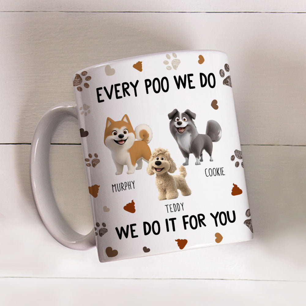 Custom Mother's Father's day Birthday Gifts For Dog Lovers • Do It For You - Personalized Coffee Mug