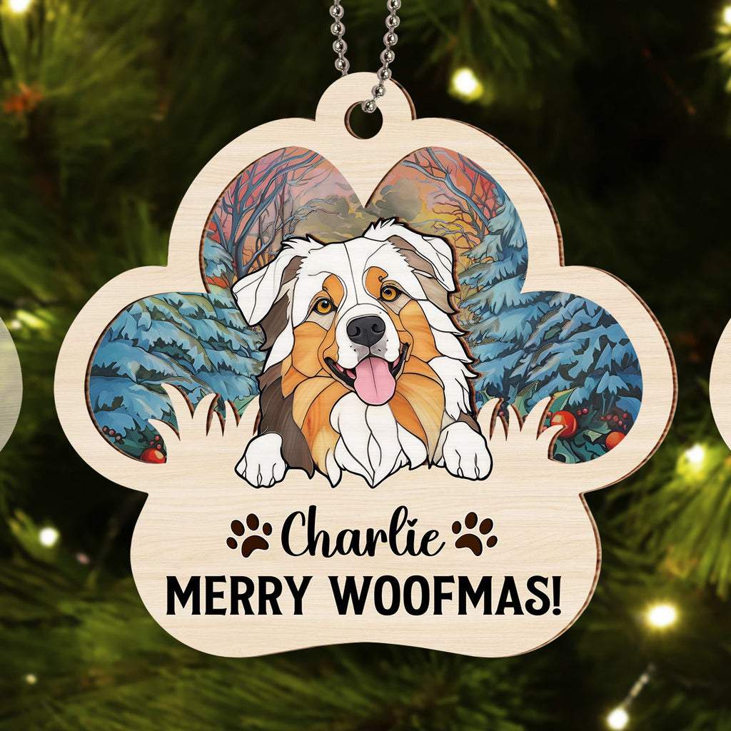 Holiday Cheer - Personalized Suncatcher Ornament