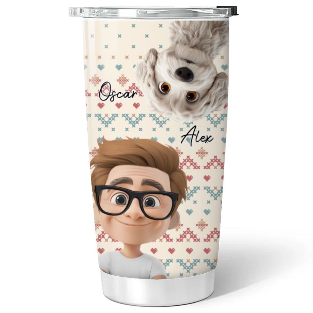 Custom Christmas Birthday Gifts For Dog Mom, Dog Lovers • This Cozy Season - Personalized Tumbler