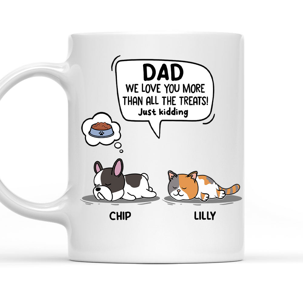 Custom Mother's day Birthday Gifts For Cat Mom, Cat Lovers • Pet Just Kidding - Personalized Coffee Mug