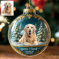 Custom Christmas Memorial Sympathy Gifts For Dogs, Cats • Forever Loved - Personalized Acrylic Ornament