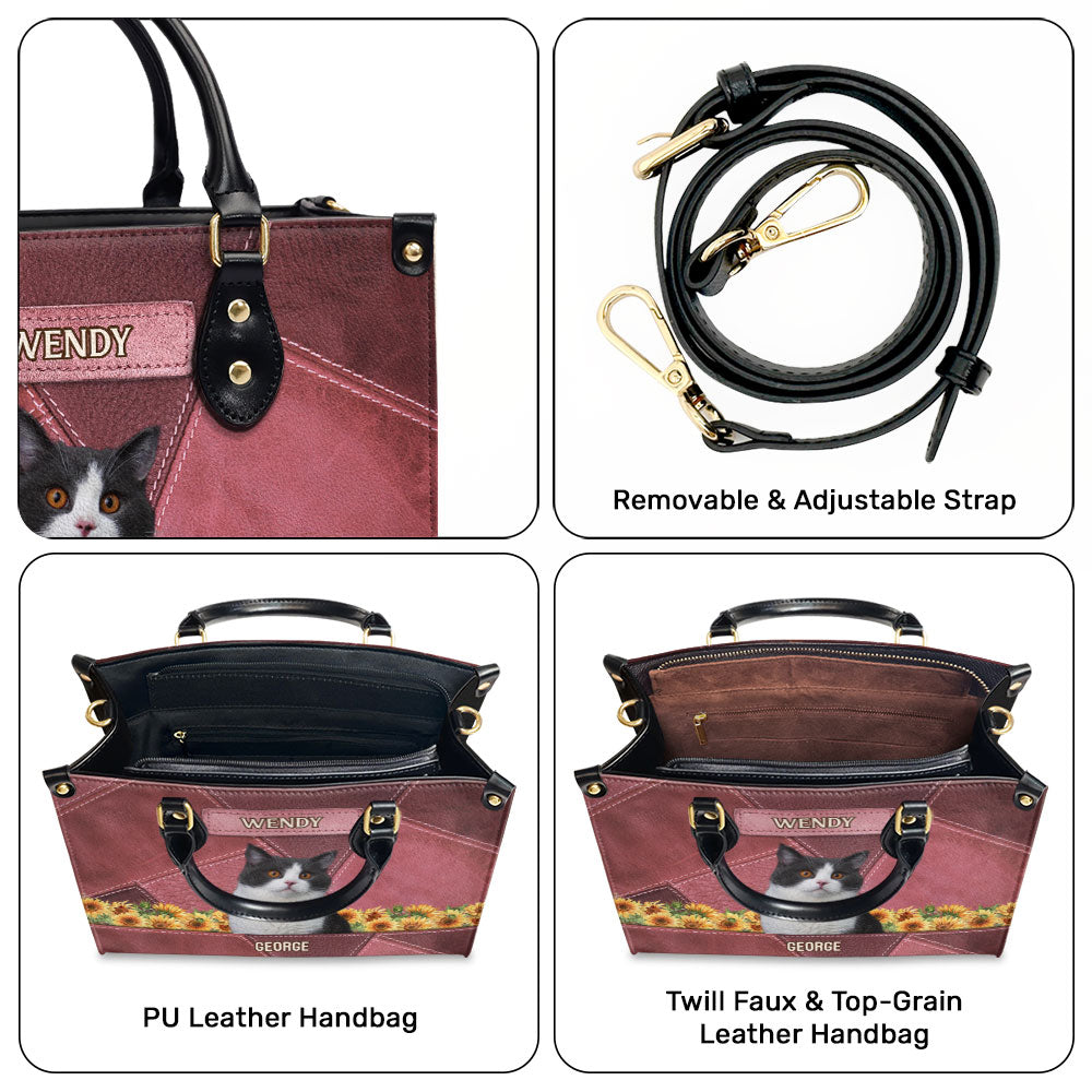 Vintage Pet Mom - Personalized Leather Bag