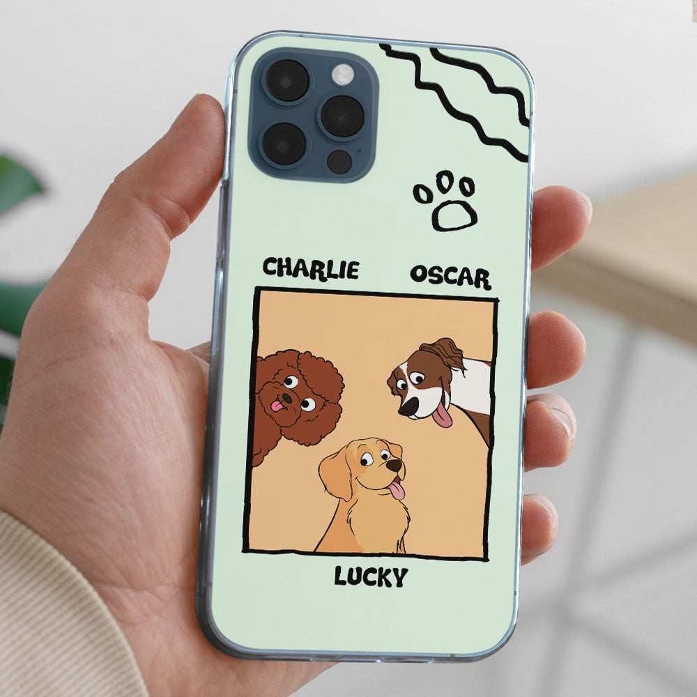 Cartoon Dog - Personalized Phone Case