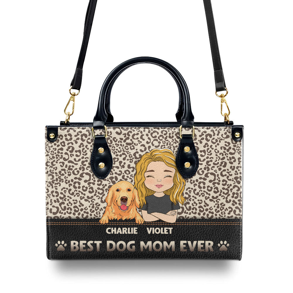 Best Mom Ever - Personalized Leather Bag