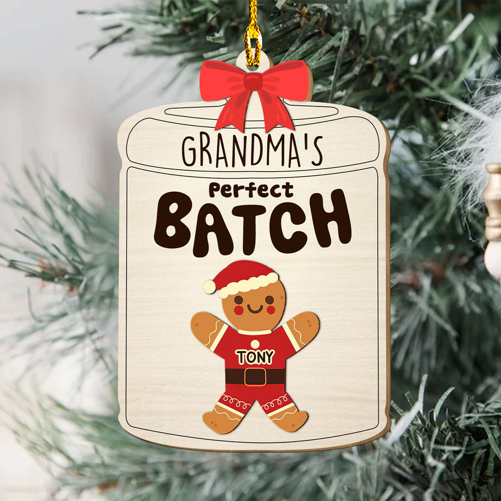 Perfect Batch - Personalized 1-layered Wood Ornament