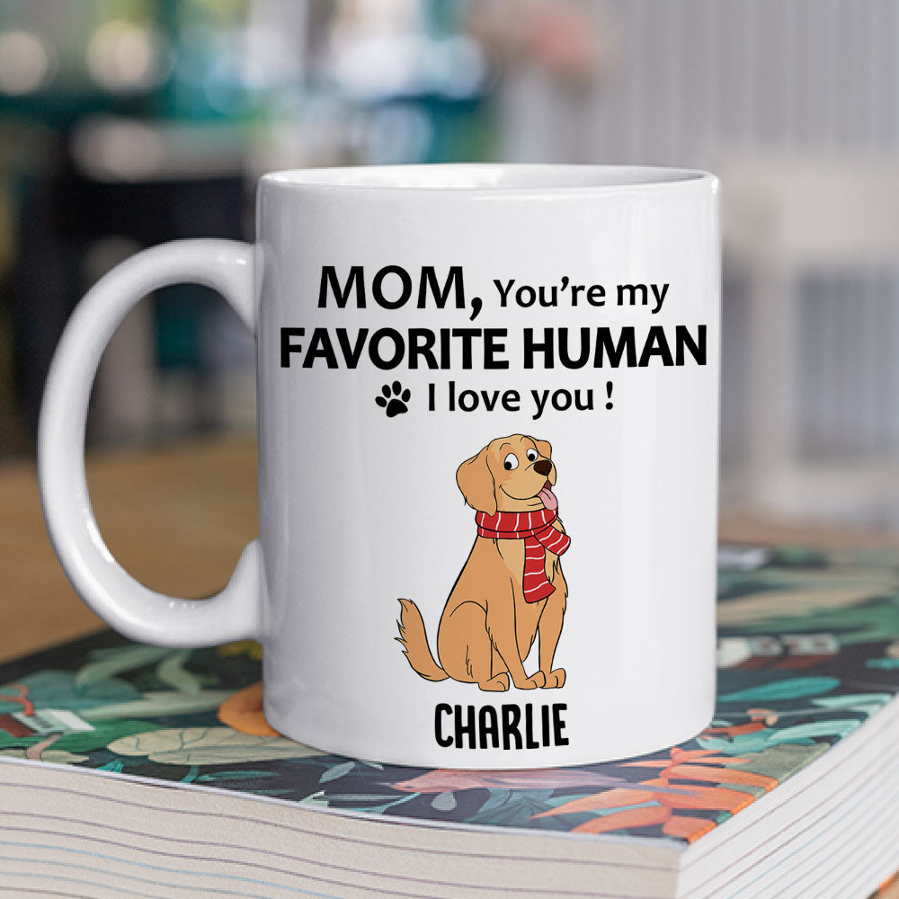 Custom Photo Mother's day Birthday Gifts For Cat Mom, Cat Lovers • To My Human - Personalized Coffee Mug
