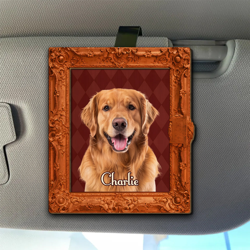 Royal Frame - Personalized Car Visor Clip