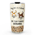 Custom Mother's day Birthday Gifts For Cat Mom, Cat Lovers • My Life Is Ruled By Cats - Personalized Tumbler