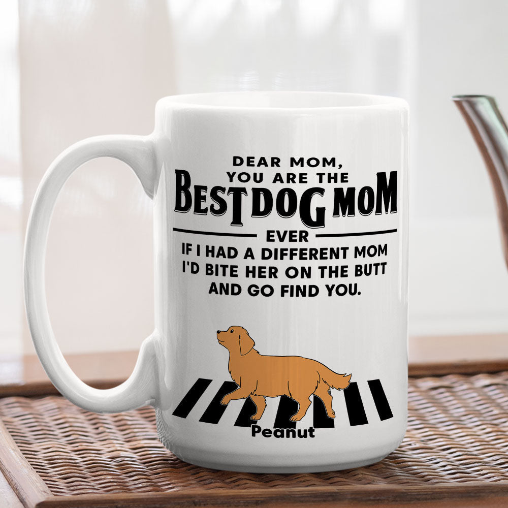 Custom Christmas Birthday Gifts For Dog Lovers • Dear Mom Dad - Personalized Coffee Mug