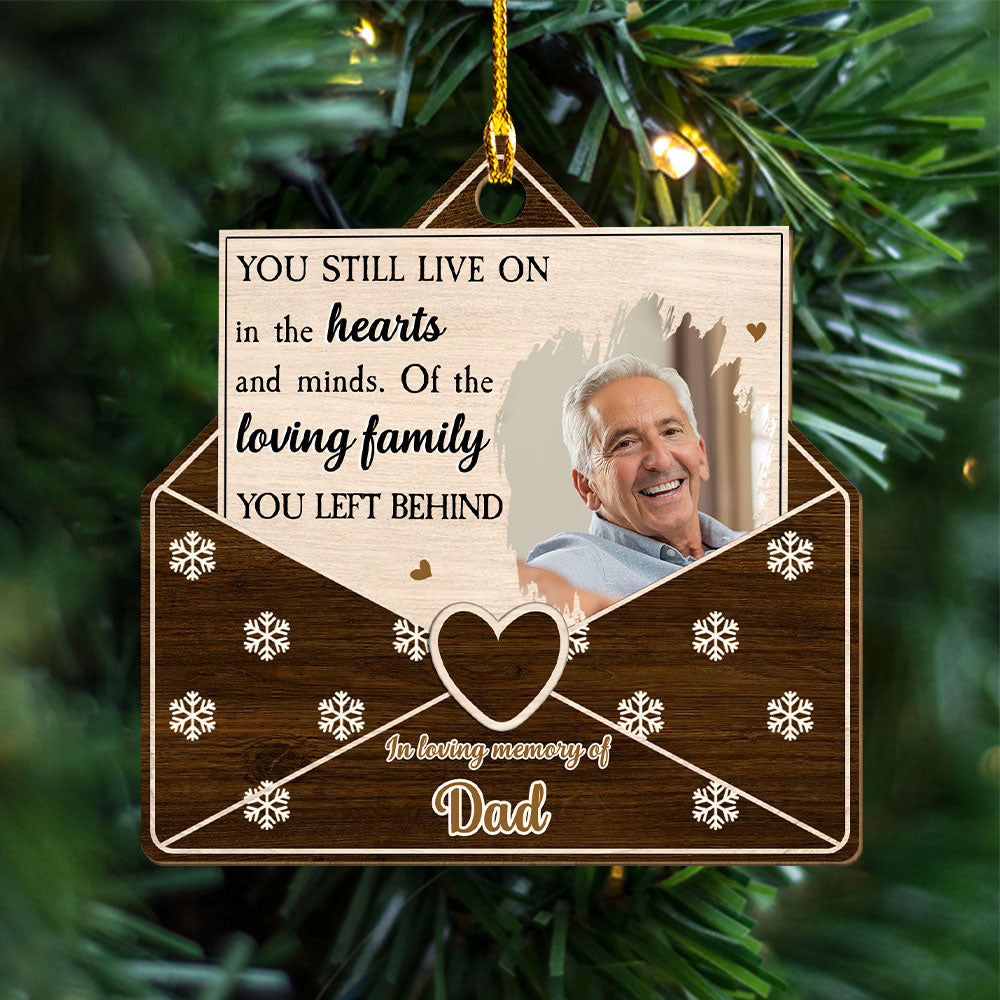 Still Live On - Personalized 1-layered Wood Ornament