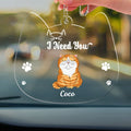Custom Christmas Decor Home Birthday Gifts For Cat Lovers • Drive Safe Hooman - Personalized Acrylic Ornament