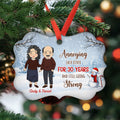 Annoying Couple - Personalized Aluminum Ornament