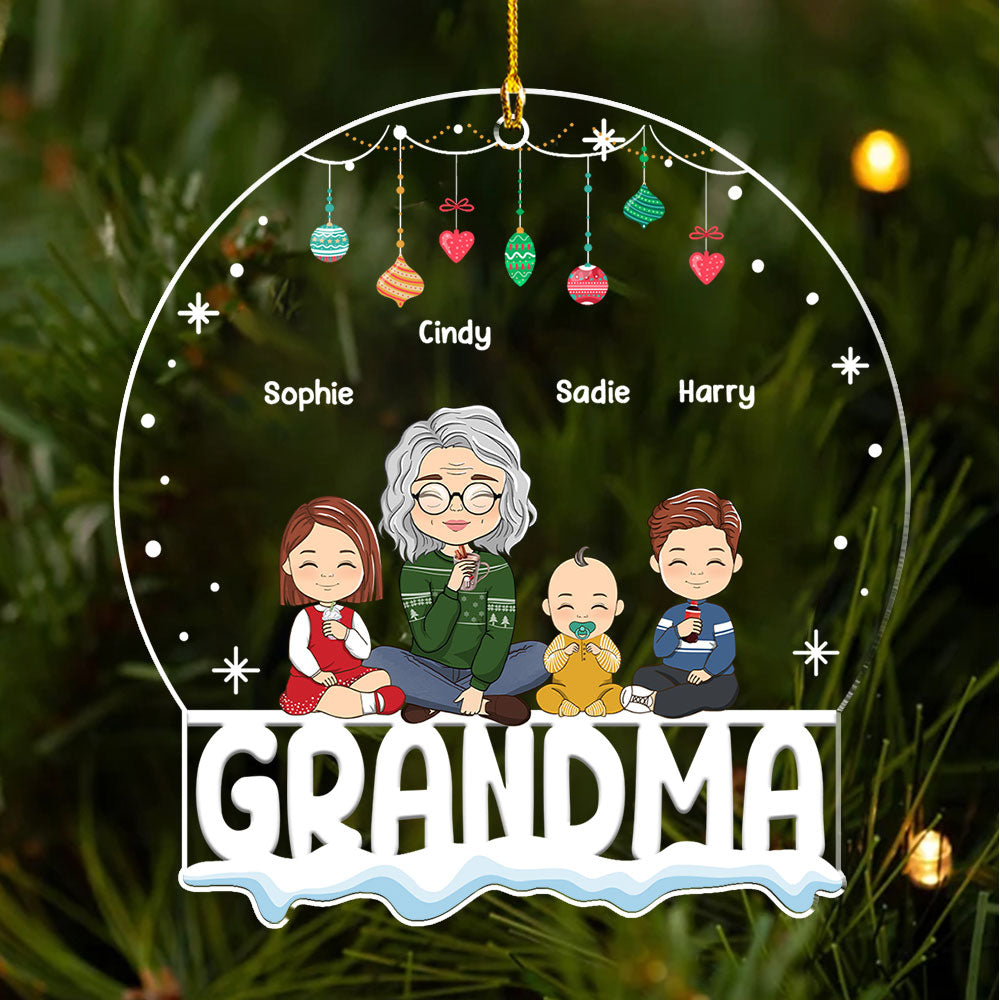 Warmly Christmas - Personalized Acrylic Ornament