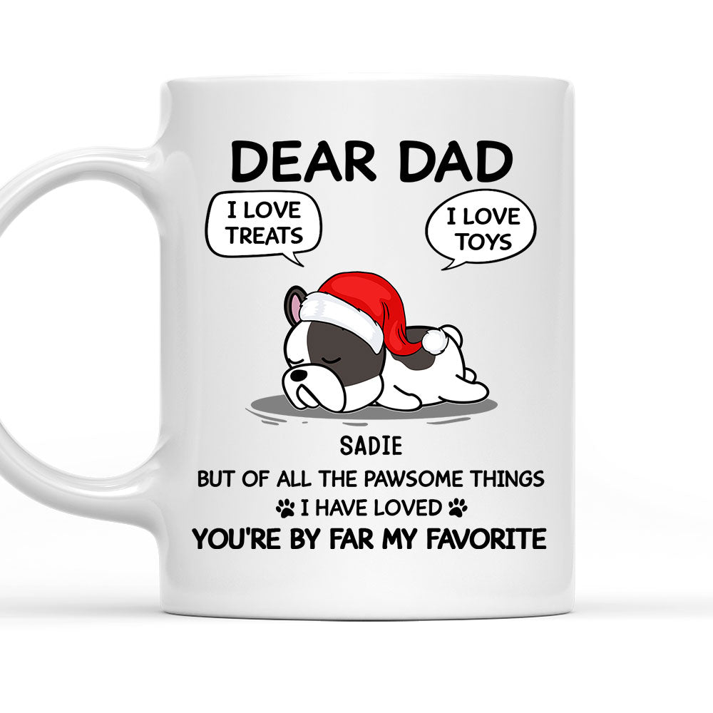 Custom Photo Christmas Birthday Gifts For Dog Lovers • Treats And Toys - Personalized Coffee Mug