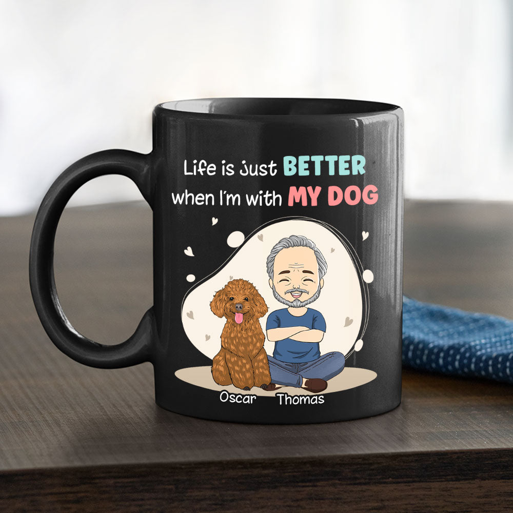 Custom Christmas Birthday Gifts For Dog Lovers • Better Than Ever - Personalized Coffee Mug