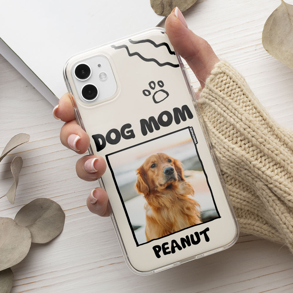 Dog Mom/Dad Cartoon Photo - Personalized Phone Case