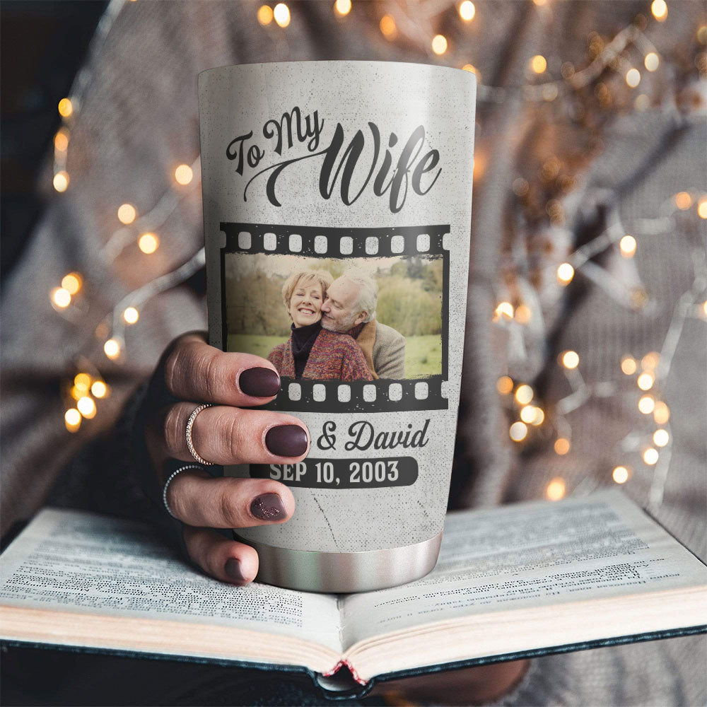 The Day I Met You - Personalized Tumbler