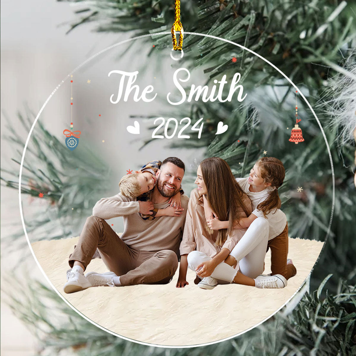 Family Moment - Personalized Acrylic Ornament