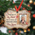 Live In Heaven - Personalized Aluminum Ornament