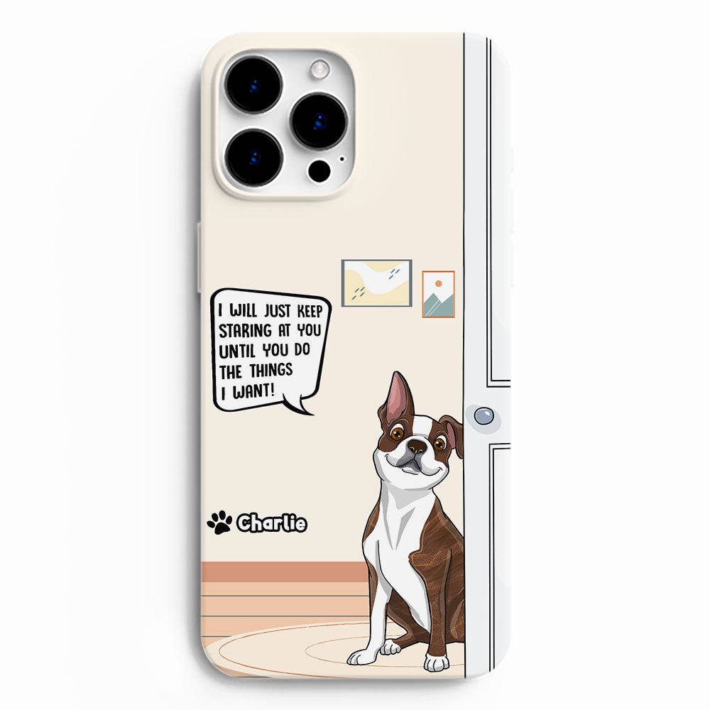 Keep Staring - Personalized Phone Case