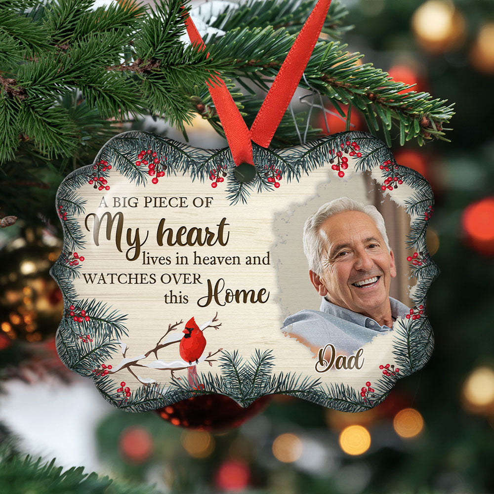Watch Over This Home - Personalized Aluminum Ornament