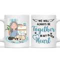Custom Christmas Birthday Gifts For Dog Lovers • In My Heart - Personalized Coffee Mug