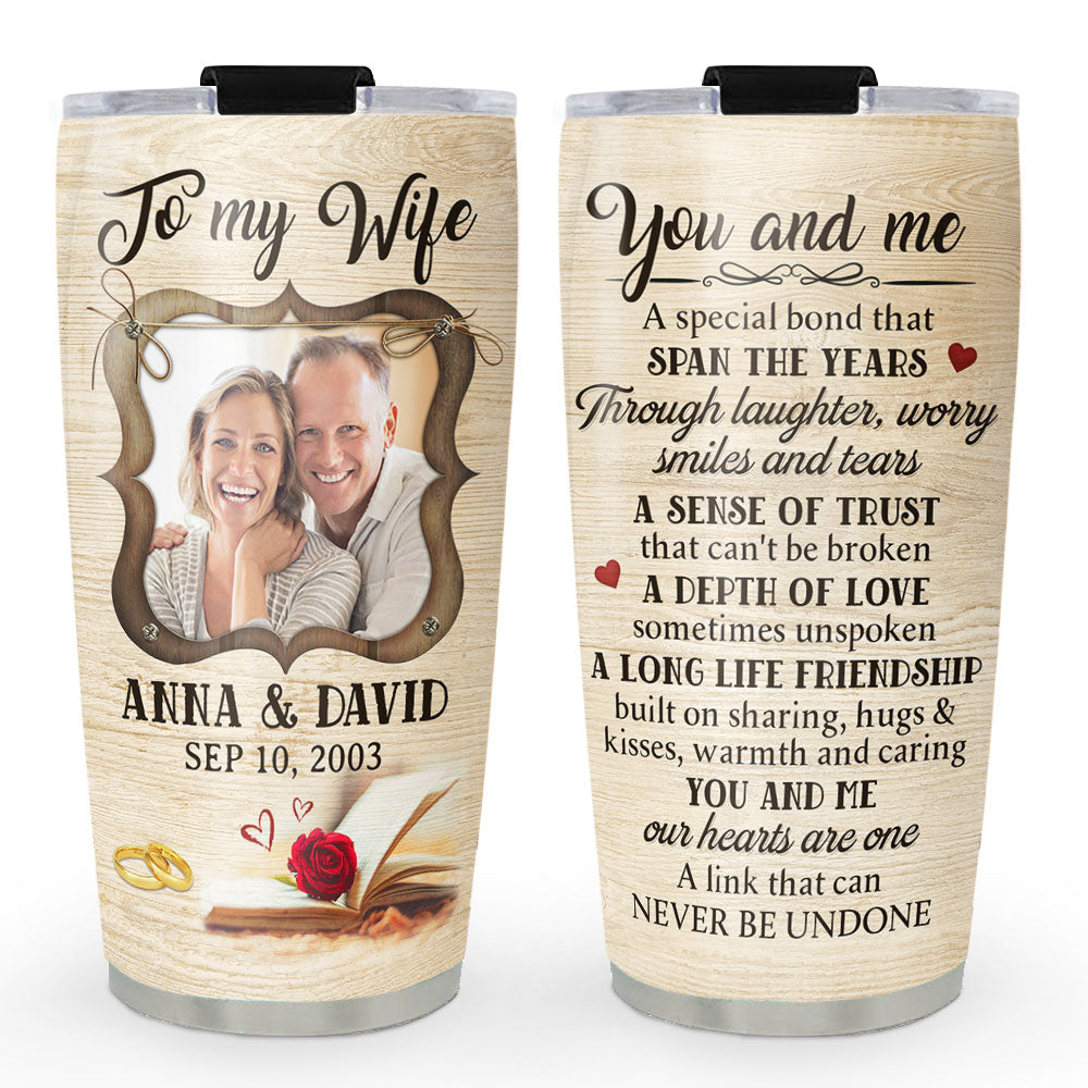 Our Hearts Are One - Personalized Tumbler