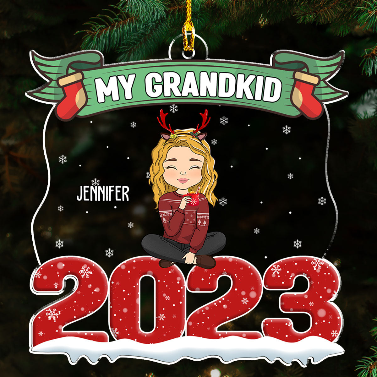 2023 Grandkids - Personalized Acrylic Ornament
