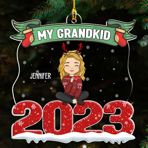 2023 Grandkids - Personalized Acrylic Ornament