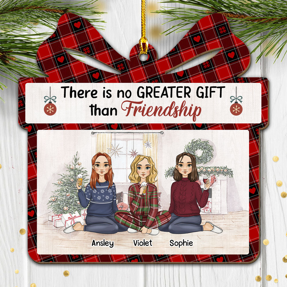 Greater Gift - Personalized 1-layered Wood Ornament