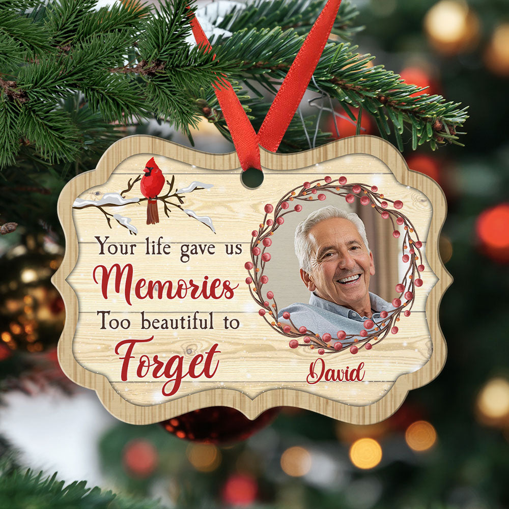 Beautiful Memories - Personalized Aluminum Ornament