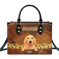 Vintage Pet Mom - Personalized Leather Bag