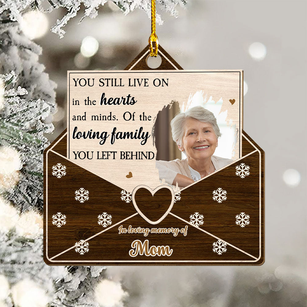 Still Live On - Personalized 1-layered Wood Ornament