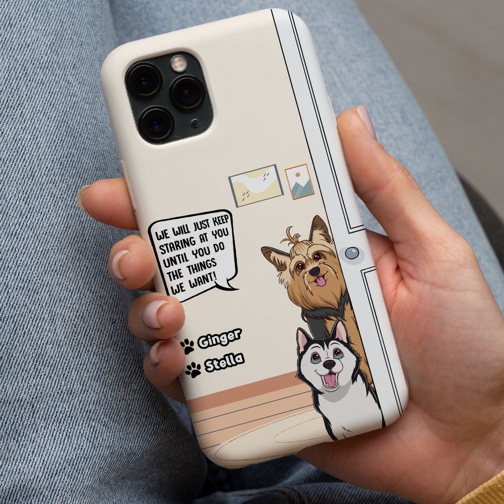 Keep Staring - Personalized Phone Case