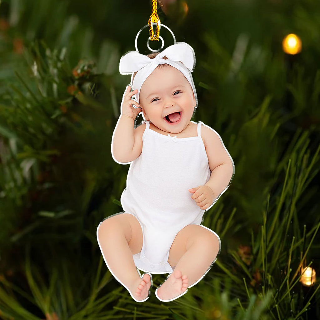 Photo Baby Christmas - Personalized Acrylic Ornament