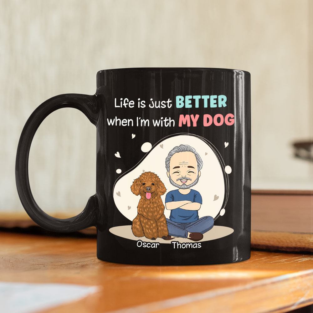 Custom Christmas Birthday Gifts For Dog Lovers • Better Than Ever - Personalized Coffee Mug