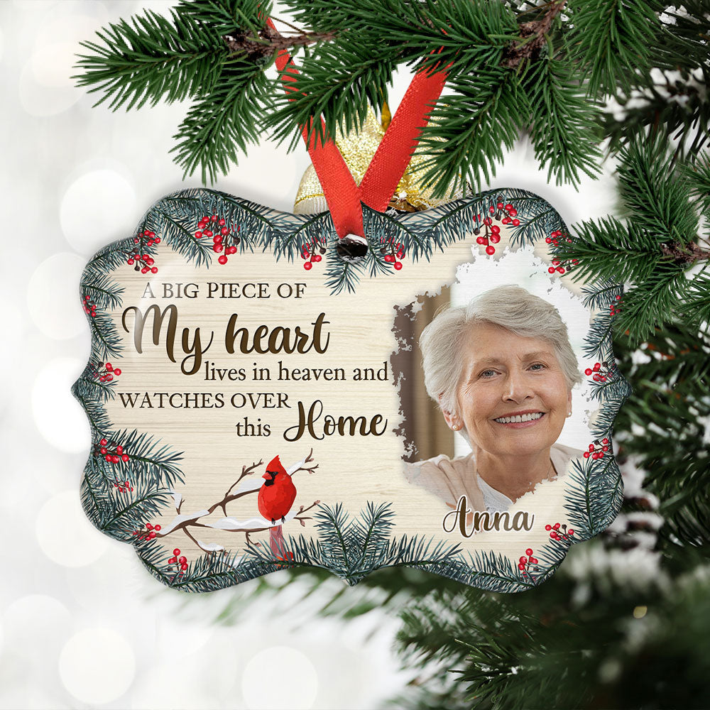 Watch Over This Home - Personalized Aluminum Ornament