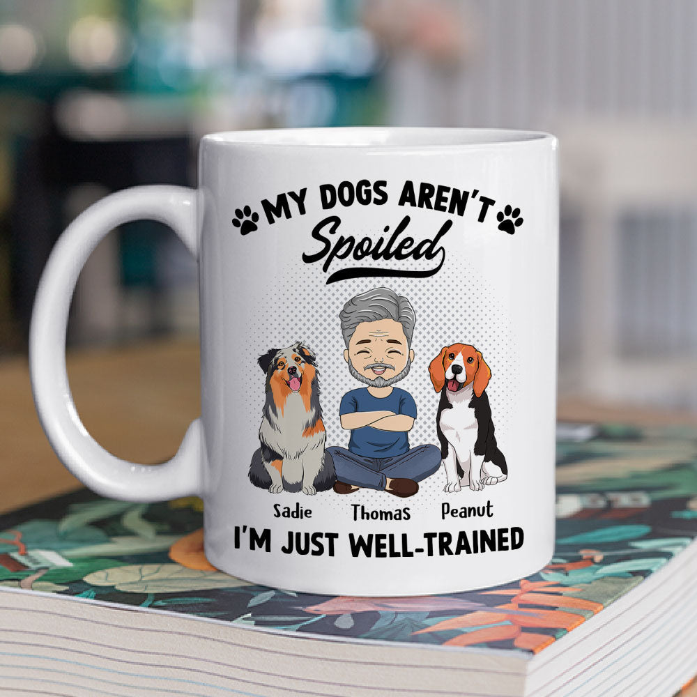 Custom Christmas Birthday Gifts For Dog Lovers • Spoiled Dog - Personalized Coffee Mug