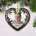 For My Angel - Personalized Heart Ceramic Christmas Ornament