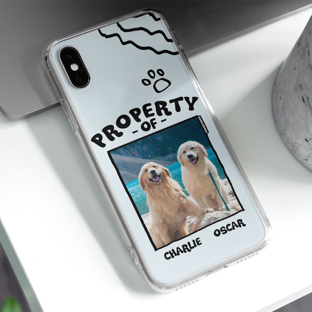 Dog Mom/Dad Cartoon Photo - Personalized Phone Case